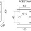 Lampy stojące Lampa ogrodowa SQUER 30 10