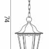 Lampy wiszące Retro Midi K 1018/1/M 10