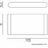 Kinkiety zewnętrzne – inni producenci Slim M1016 BL 12