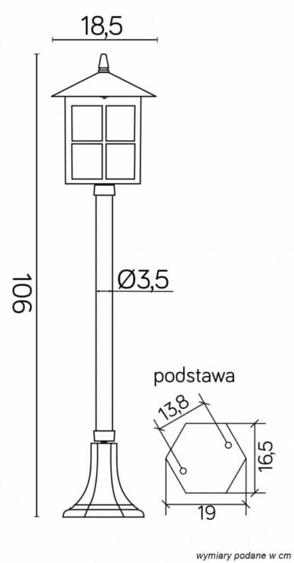 Lampy stojące – inni producenci Wenecja K 5002/2/KW 10