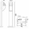 Lampy stojące – inni producenci CITY 11836 R BL 9