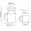 Kinkiety zewnętrzne – inni producenci Delta DL-K100 7