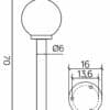 Lampy stojące – inni producenci Kule K 5002/3/K 200 OP 7