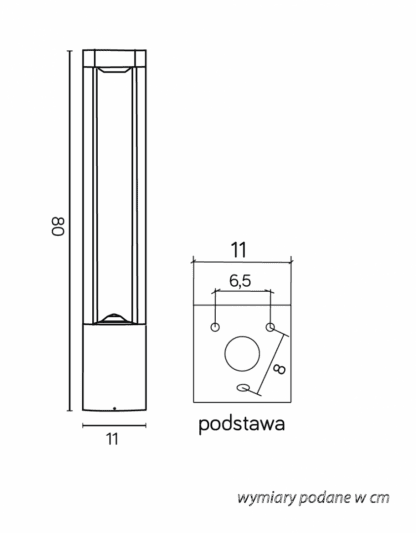 Lampy stojące – inni producenci Fan Kwadrat FKW-800 7