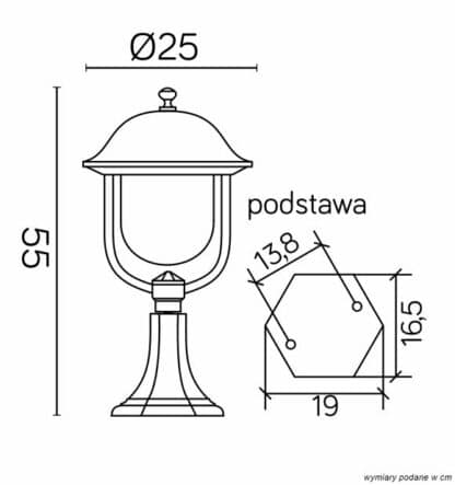 Lampy stojące – inni producenci Prince K 4011/1/O 8