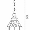 Lampy wiszące Toledo K 1018/1/R 10