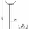 Lampy stojące – inni producenci Kule K 5002/2/K 250 OP 7