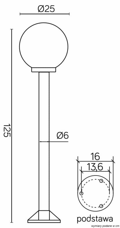 Lampy stojące – inni producenci Kule K 5002/2/K 250 OP 4