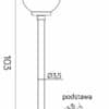 Lampy stojące – inni producenci KULE CLASSIC K 5002/2/KP 250 OP 8