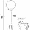 Lampy stojące – inni producenci KULE CLASSIC K 5002/3/KP 200 OP 8