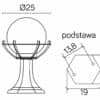 Lampy stojące – inni producenci Kule z koszykiem 200 K 4011/1/KPO OP 12