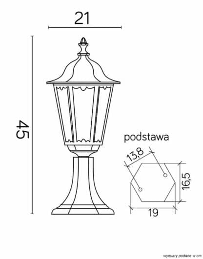 Lampy stojące – inni producenci Retro Midi K 4011/1/M 6
