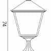 Lampy stojące – inni producenci Retro Kwadratowe K 4011/1/BD KW 8