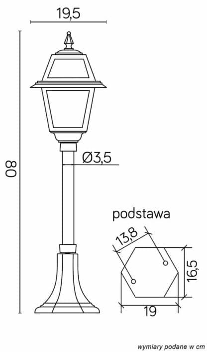 Lampy stojące – inni producenci Witraż K 5002/3 N 12