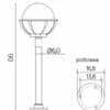 Lampy stojące – inni producenci Kule z koszykiem 250 K 5002/2/KPO 250 OP 18