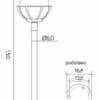 Lampy stojące – inni producenci Kule z koszykiem 250 K 5002/1/KPO 250 OP 16