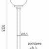 Lampy stojące – inni producenci KULE CLASSIC K 5002/2/KP 250 OP 8