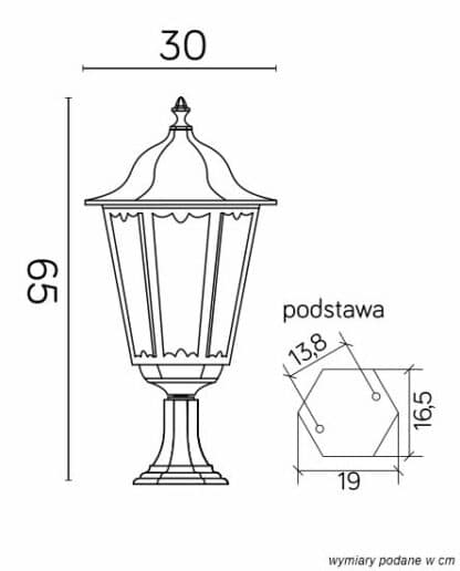 Lampy stojące – inni producenci Retro Maxi K 4011/1 BD 5