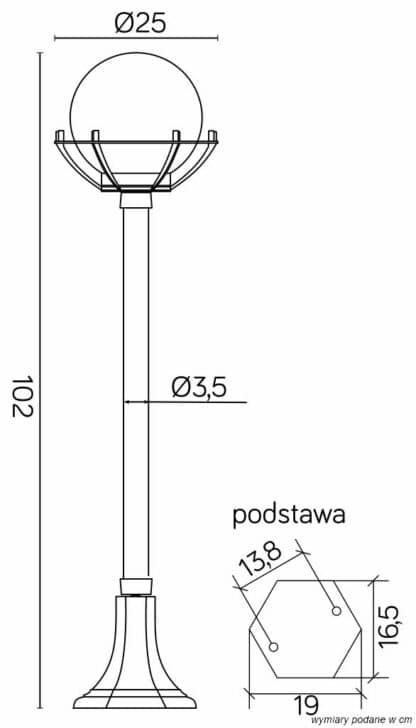 Lampy stojące – inni producenci Kule z koszykiem 200 K 5002/2/KPO OP 11