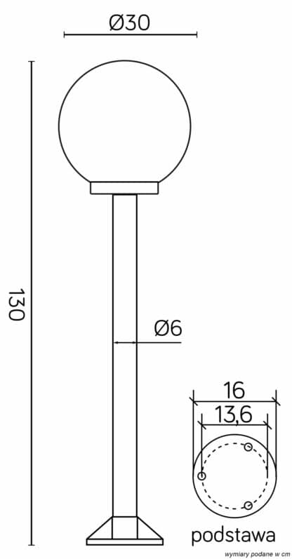 Lampy stojące – inni producenci Kule K 5002/2/K 300 OP 4