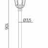 Lampy stojące – inni producenci Retro Midi K 5002/2/M 22