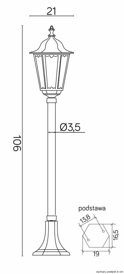 Lampy stojące – inni producenci Retro Midi K 5002/2/M 11