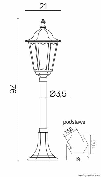Lampy stojące – inni producenci Retro Midi K 5002/3/M 10